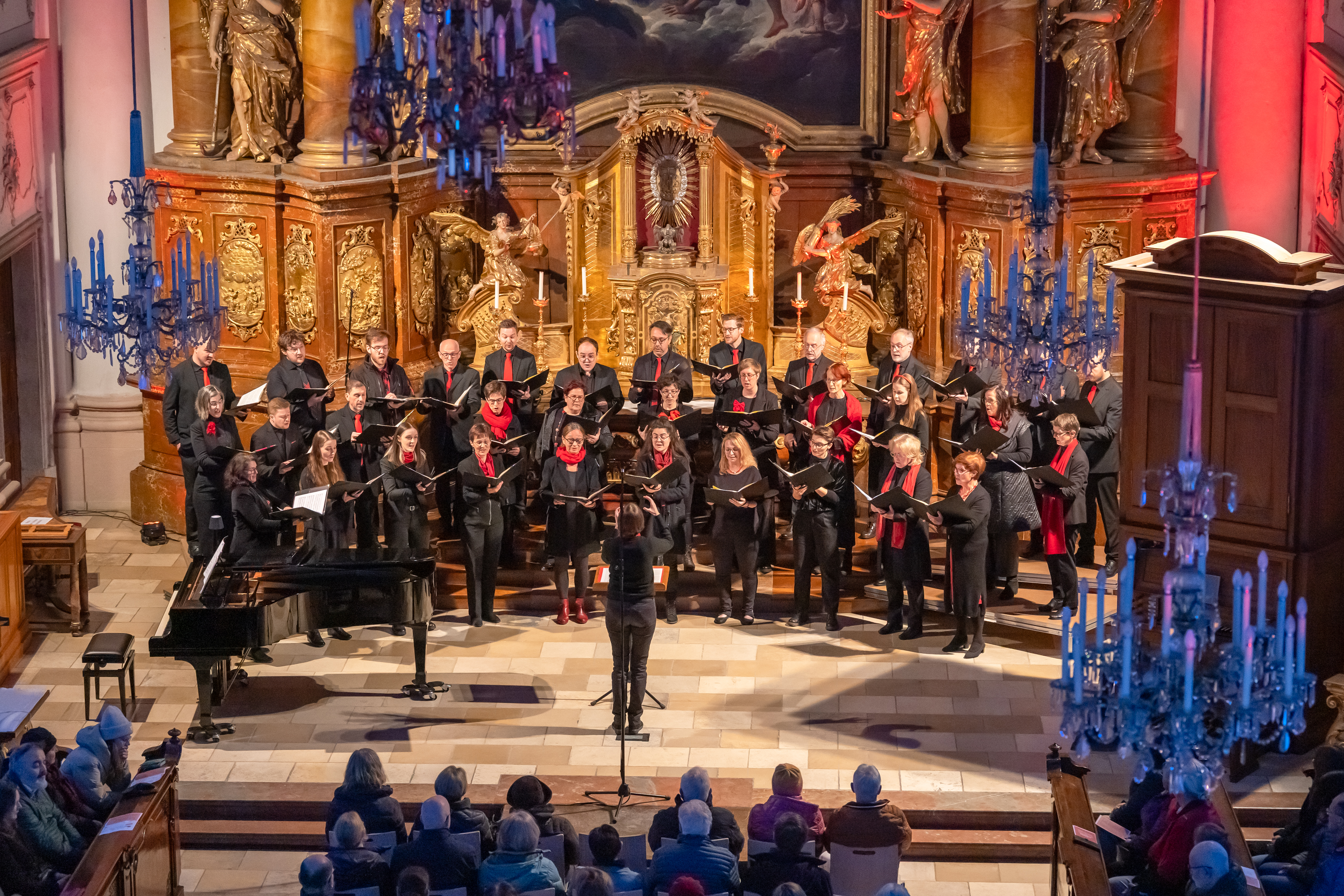 Der Chor VOCAMUS in der Ursulinenkirche Linz (Konzert “from sunrise till nightfall”) | Foto: Christian Herzenberger (Musica Sacra)